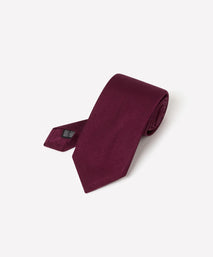Deep Pink Italian Silk Twill Tie