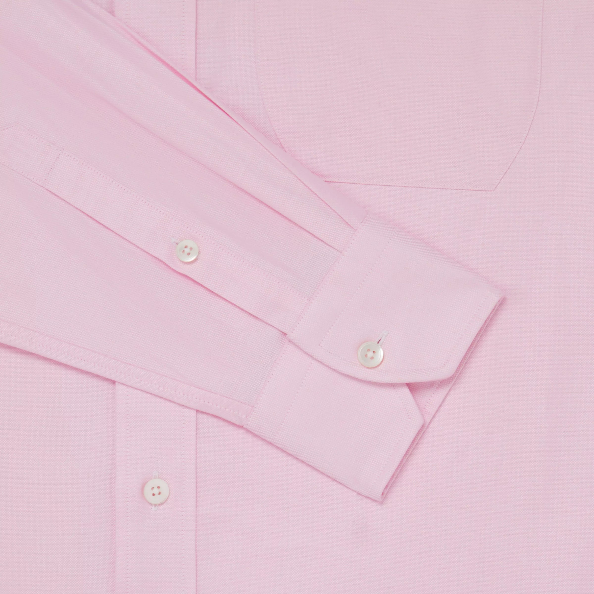 Pale Pink Tailored Fit Smart Casual Button Down Weekend Oxford Shirt