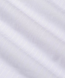 Lilac & White Tailored Fit Poplin Stripe Formal Shirt