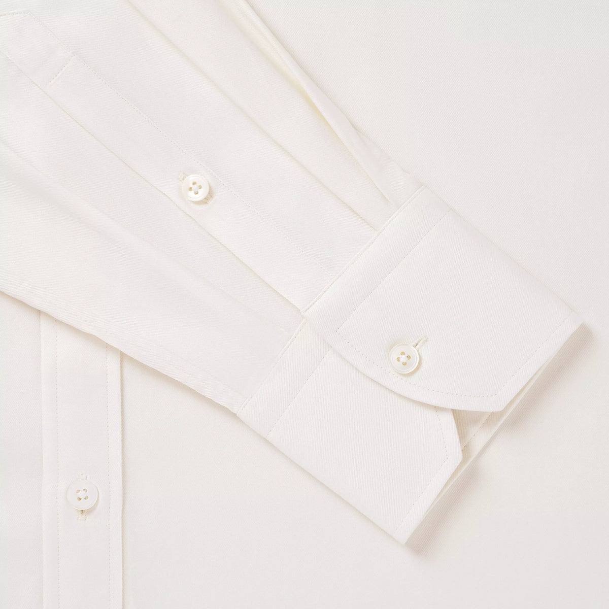 Pale Yellow Tailored Fit Twill Formal Shirt