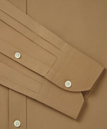 Camel Slim Fit Soft Finish Poplin Formal Shirt
